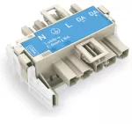 Wielowtyk typu T Linect® 5-bieg., niebieski