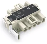 Wielowtyk typu T Linect® 5-bieg., biały 770-7505