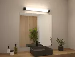 Oprawa ścienna nad lustro ORGON LED 1,5W 3000K 850lm 720mm IP44 230V czarny / aluminium