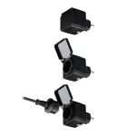 Adapter SH Zigbee Smart Plug IP44 czarny / tworzywo sztuczne