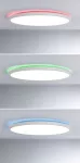 Plafoniera ATRIA SHINE LED Backlight RGB+W 32W 2700lm okragłą 400mm 3000K-6500K 230V biały / tworzywo sztuczne