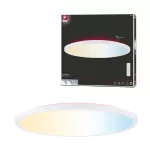 Plafoniera ATRIA SHINE LED Backlight RGB+W 32W 2700lm okragłą 400mm 3000K-6500K 230V biały / tworzywo sztuczne