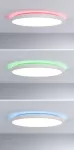 Plafoniera ATRIA SHINE LED Backlight RGB+W 19W 1500lm okragłą 290mm 3000K-6500K 230V biały / tworzywo sztuczne