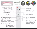 Plafoniera ATRIA SHINE LED Backlight RGB+W 19W 1500lm okragłą 290mm 3000K-6500K 230V biały / tworzywo sztuczne