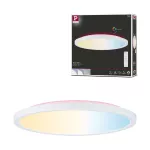 Plafoniera ATRIA SHINE LED Backlight RGB+W 19W 1500lm okragłą 290mm 3000K-6500K 230V biały / tworzywo sztuczne