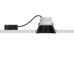 PAULMANN Oprawa do wbudowania COLE COIN LED 3-STEP DIM 1x6W 470lm 2700K IP44 230V czarny / złoty-matowy