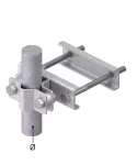 Uchwyt fi60 mocowany do profila kwadratowego 100x100 mm typ7 TYP AN-843-100/OG/