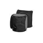 KF 0200 C Puszka do inst. zewn., czarna, IP 66/IP 67, 93x93x62, bez przetłoczeń, bez zacisków