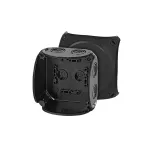 KF 0400 B Puszka do inst. zewn., czarna, IP 66/IP 67, 104x104x70, bez zacisków