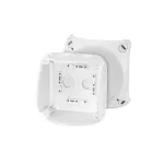 KF 0400 G Puszka do inst. zewn., szara, IP 66/IP 67, 104x104x70, bez zacisków