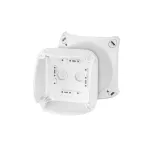 KF 0400 H Puszka do inst. zewn., szara, IP 66/IP 67, 104x104x70, bez przetłoczeń, bez zacisków