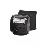 KF 0404 B Puszka do inst. zewn., czarna, IP 66/IP 67, 104x104x70, z zac. 5-bieg., 4 mm2, Cu