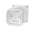 KF 0600 G Puszka do inst. zewn., szara, IP 66/IP 67, 130x130x77, bez zacisków
