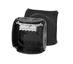 KF 0604 B Puszka do inst. zewn., czarna, IP 66/IP 67, 130x130x77, z zac. 5-bieg., 4 mm2, Cu