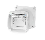 KF 0604 G Puszka do inst. zewn., szara, IP 66/IP 67, 130x130x77, z zac. 5-bieg., 4 mm2, Cu