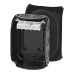 KF 1006 B Puszka do inst. zewn., czarna, IP 66/IP 67, 180x130x77, z zac. 5-bieg., 6 mm2, Cu