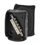 KF 1610 B Puszka do inst. zewn., czarna, IP 66/IP 67, 210x155x92, z zac. 5-bieg., 10 mm2, Cu