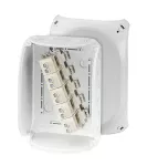 KF 1616 G Puszka do inst. zewn., szara, IP 66/IP 67, 210x155x92, z zac. 5-bieg., 16 mm2, Cu