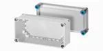 K 0100 Obudowa pusta K, IP 65, 300x150x170, bez przetłoczeń, pokrywa przezroczysta