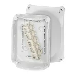 DK 1010 GZ Puszka do inst. wewn., szara, IP 66, z dławnicami membran., z zac. 5-bieg., 10 mm2, Cu