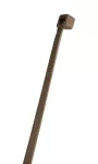 Opaski zaciskowe ogrodowe 4,8 x 300mm, 50 szt., brązowe