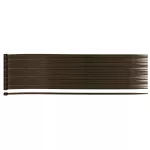 Opaski zaciskowe ogrodowe 2,5 x 200mm, 50 szt., brązowe