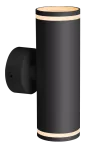 Reflektor ścienny, czarny 100-240VAC, 50Hz, 2xGU10, max.35W