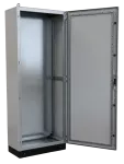 Modułowa rozdzielnica, metalowe drzwi i pełna płyta montaż. W×L×H=800×2100×400 / IP54