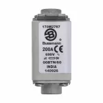 170M2767 Wkładka szybka, 200 A, AC 690 V, rozmiar 00, 30 x 62 x 64 mm, aR, IEC, pojedynczy wskaźnik