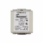 170M3413 Wkładka szybka, 125 A, AC 690 V, compact size 1, 45 x 59 x 51 mm, aR, IEC, UL, wskaźnik, flush end, M8