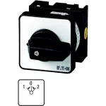 T0-2-8215/EZ Przełącznik zasilania, Styki: 4, 20 A, tabliczka: 201, 45 °, z samopowrotem, montaż natablicowy 22,3 mm, pokrętło czarne bez możliwości blokady