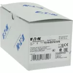 T0-6-8370/IVS Przełącznik zasilania, Styki: 12, 20 A, tabliczka: 1-2, 90 °, bez samopowrotu, montaż na szynę TH, pokrętło czarne bez możliwości blokady