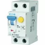 PKNM-20/1N/D/03-F-MW Wyłącznik kombinowany 10kA, In=20A, IΔN=0,3A, char. D, Typ F, 1+N bieg. Seria PKNM
