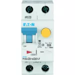 PKNM-20/1N/D/01-F-MW Wyłącznik kombinowany 10kA, In=20A, IΔN=0,1A, char. D, Typ F, 1+N bieg. Seria PKNM