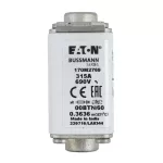 170M2769 Wkładka szybka, 315 A, AC 690 V, rozmiar 00, 30 x 62 x 64 mm, aR, IEC, pojedynczy wskaźnik