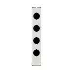 M30-FI4 Obudowa natynkowa płytka, 4 otwory 30mm