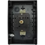 T5B-4-15682/I4/SVB Rozłącznik główny, 6 bieg. + 1 NO + 1 NC, 63 A, 90 °, w obudowie IP65, pokrętło czerwono-żółte z blokadą na kłódkę