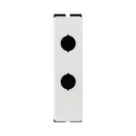 M22-FI2 Obudowa natynkowa płytka, 2 otwory 22mm