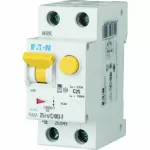 PKNM-25/1N/C/003-F-MW Wyłącznik kombinowany 10kA, In=25A, IΔN=0,03A, char. C, Typ F, 1+N bieg. Seria PKNM