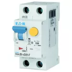 PKNM-20/1N/D/01-F-MW Wyłącznik kombinowany 10kA, In=20A, IΔN=0,1A, char. D, Typ F, 1+N bieg. Seria PKNM
