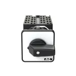 T0-8-8372/EZ Przełącznik zasilania, Styki: 16, 20 A, tabliczka: 1-2, 90 °, bez samopowrotu, montaż natablicowy 22,3 mm, pokrętło czarne bez możliwości blokady