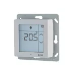 CRCA-00/10 Termostat z wyświetlaczem LCD, biały typu Traffic, bez ramki