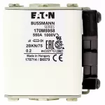 170M5958 Wkładka szybka, 550 A, AC 1000 V, size 2, 59 x 77 x 75 mm, aR, IEC, UL