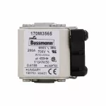 170M3565 Wkładka szybka, 200 A, AC 690 V, compact size 1, 45 x 59 x 51 mm, aR, IEC, UL, wskaźnik K, 18 UNC