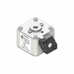 170M5558 Wkładka szybka, 400 A, AC 690 V, size 2, 61 x 77 x 51 mm, aR, IEC, UL, wskaźnik K, flush end, 16 UNC