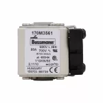 170M3561 Wkładka szybka, 80 A, AC 690 V, compact size 1, 45 x 59 x 51 mm, aR, IEC, UL, wskaźnik K, 18 UNC