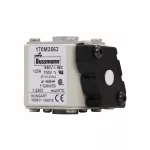 170M3563 Wkładka szybka, 125 A, AC 690 V, compact size 1, 45 x 59 x 51 mm, aR, IEC, UL, wskaźnik K, 18 UNC