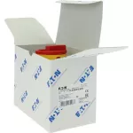 T3-3-8342/I2/SVB Przełącznik Zał.-Wył., 6 bieg., 32 A, 90 °, w obudowie IP65,pokrętło czerwono-żółte z blokadą na kłódkę