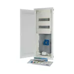 KLV-60HWS-W-HY24-F Rozdzielnica multimedialna podtynk. G-K IP30 2x28 płaska, drzwi wifi