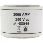 FWX-2000AH Wkładka szybka, 2000 A, AC 250 V, 48 x 89 mm, UL